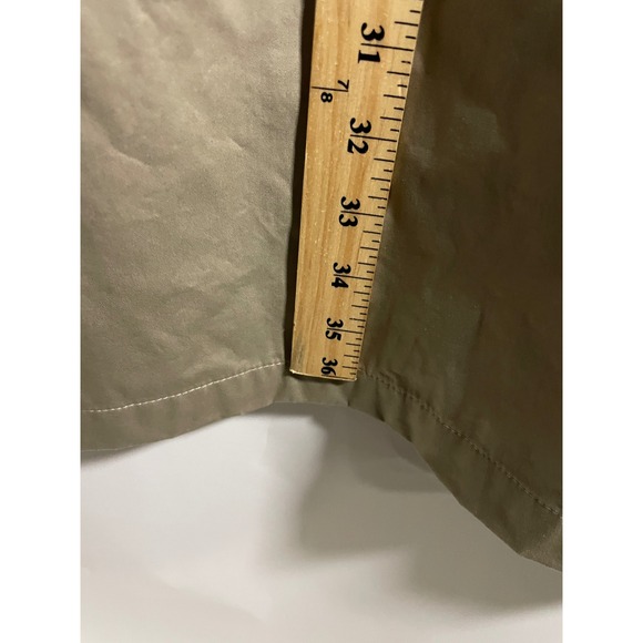 Ralph Lauren Men's‎ Tan Button Front Trench Coat Overcoat Jacket 44R - Picture 9 of 10